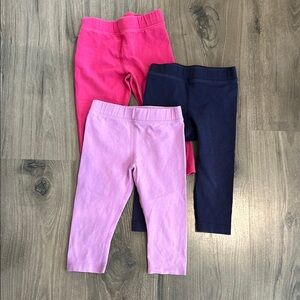 Primary Capris Set - Pink, Purple, and Navy
